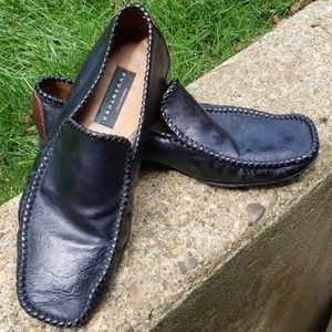 Men's Aldo Brue Avventura Black Leather Shoes